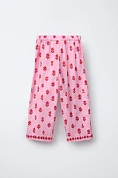 FLORAL PRINT PANTS