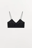 RUCHED DEMI BRA