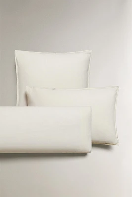 PILLOWCASE WITH BACKSTITCHING