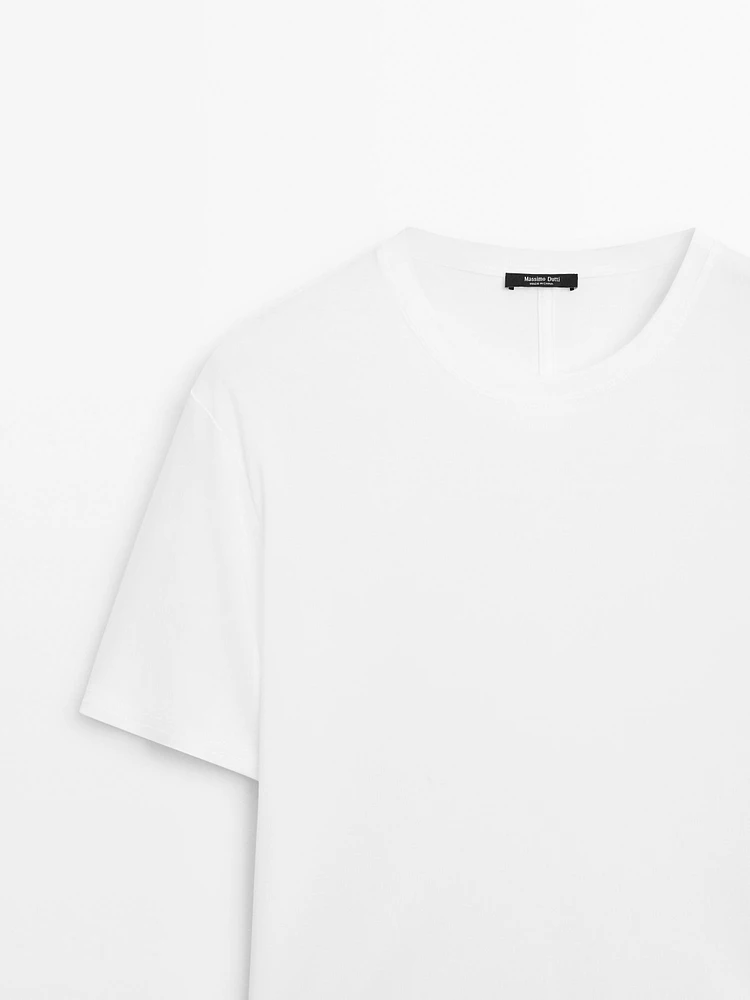 T-shirt manches courtes couture dos