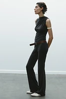FLOWY FLARED PANTS