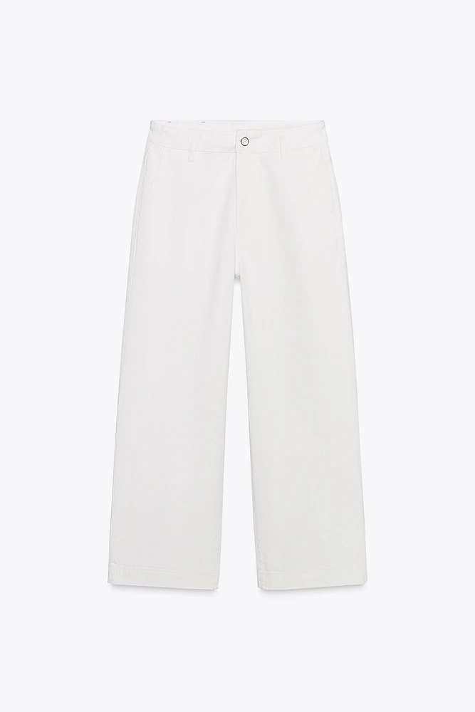 ZW COLLECTION CROPPED CHINO PANTS