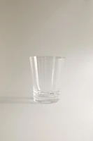 CRYSTALLINE TUMBLER WITH THICK BASE