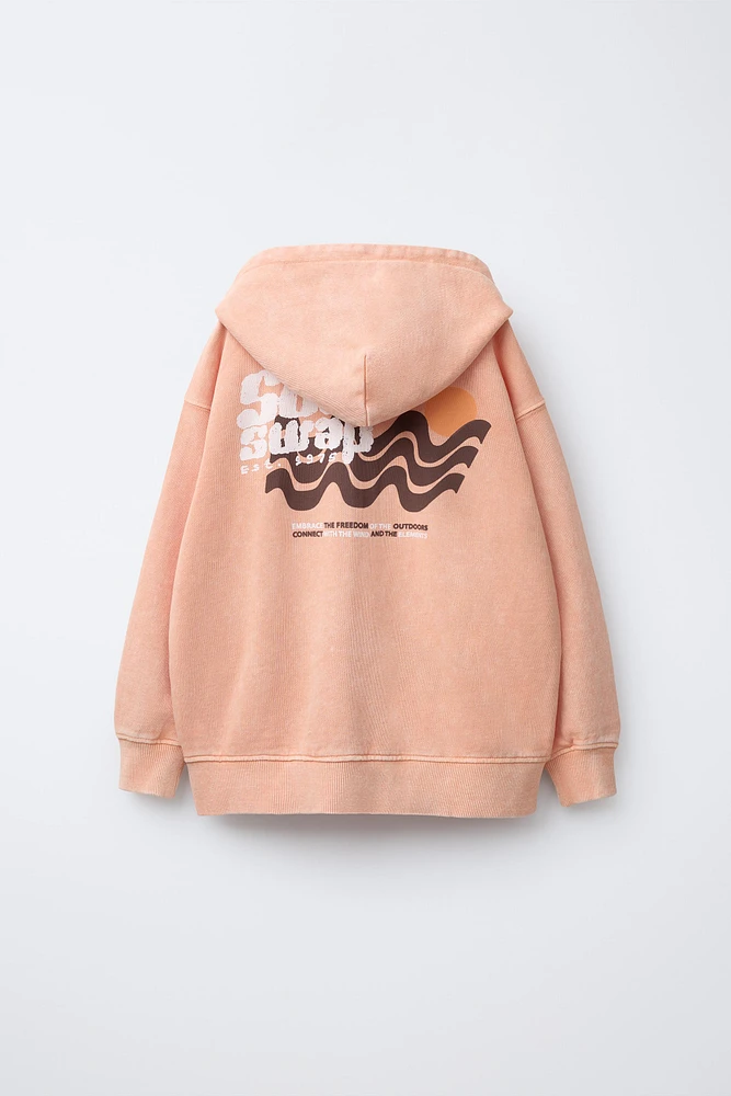SWEAT À CAPUCHE ZIPPÉ SURF