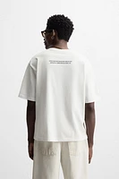 CONTRAST PRINT T-SHIRT