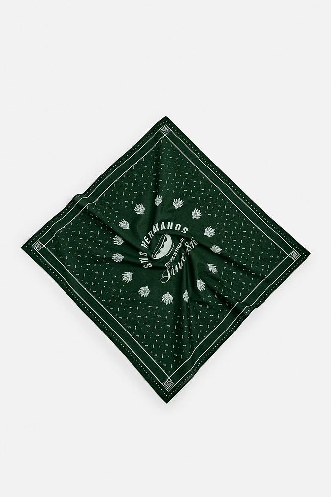 CONTRAST PRINT BANDANA