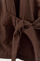 LIMITED EDITION 100% LINEN KIMONO JACKET