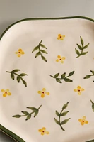 ASSIETTE À DESSERT FLEURS