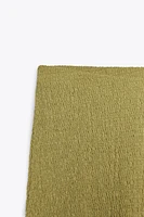 PANTALON FLARE À TEXTURE