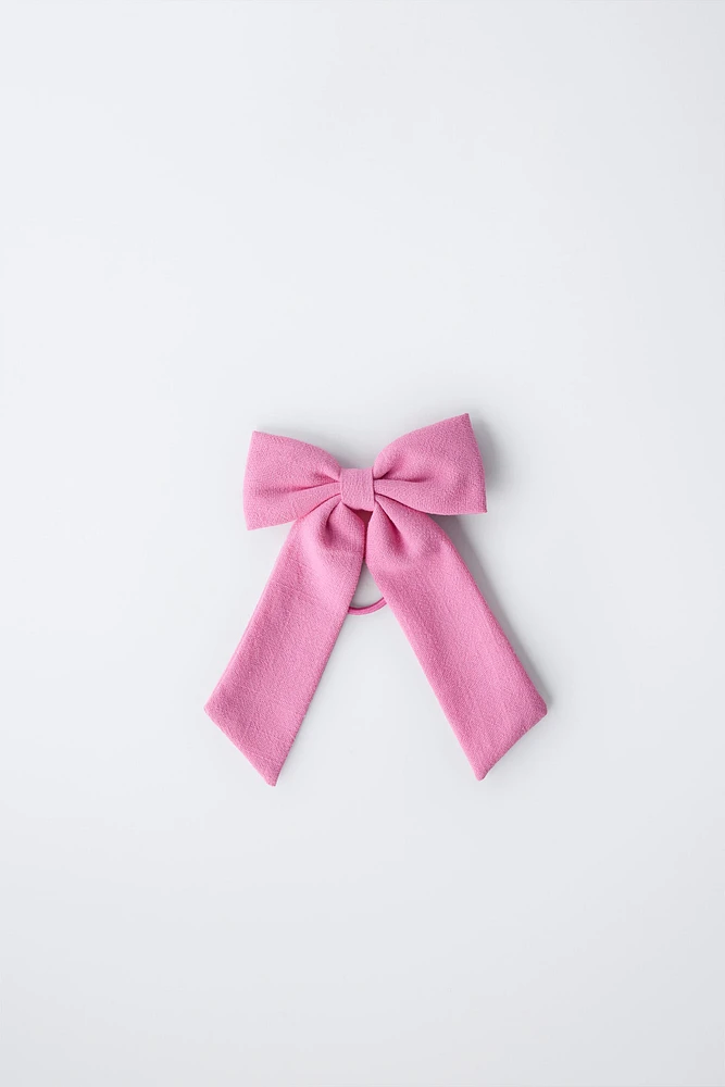 BOW BARRETTE HAIR TIE