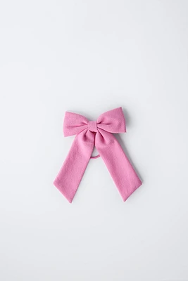 BOW BARRETTE HAIR TIE