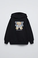 BEAR PRINT SWEATSHIRT