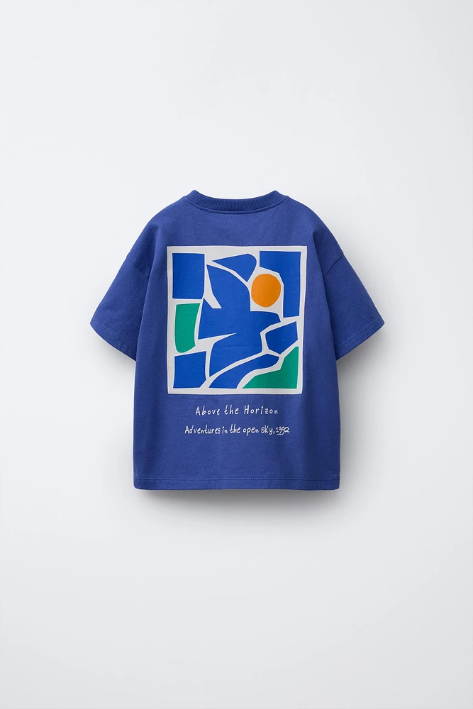 GEOMETRIC SHAPE PRINT T-SHIRT