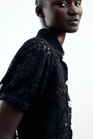 CHEMISE DENTELLE LACETS