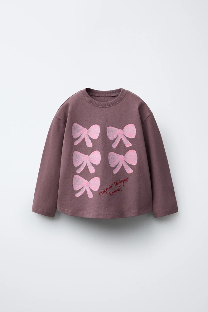 T-SHIRT IMPRIMÉ BRILLANT