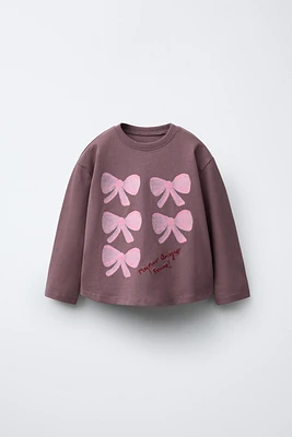T-SHIRT IMPRIMÉ BRILLANT