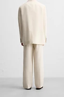 PLEATED SUIT PANTS