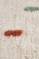 CHILDREN’S MULTICOLORED POLKA DOT COTTON AREA RUG