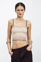 RIBBED CROP TOP