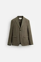 100% LINEN SUIT BLAZER