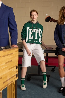 SHORT JORTS EN JEAN TRF BAGGY NFL JETS