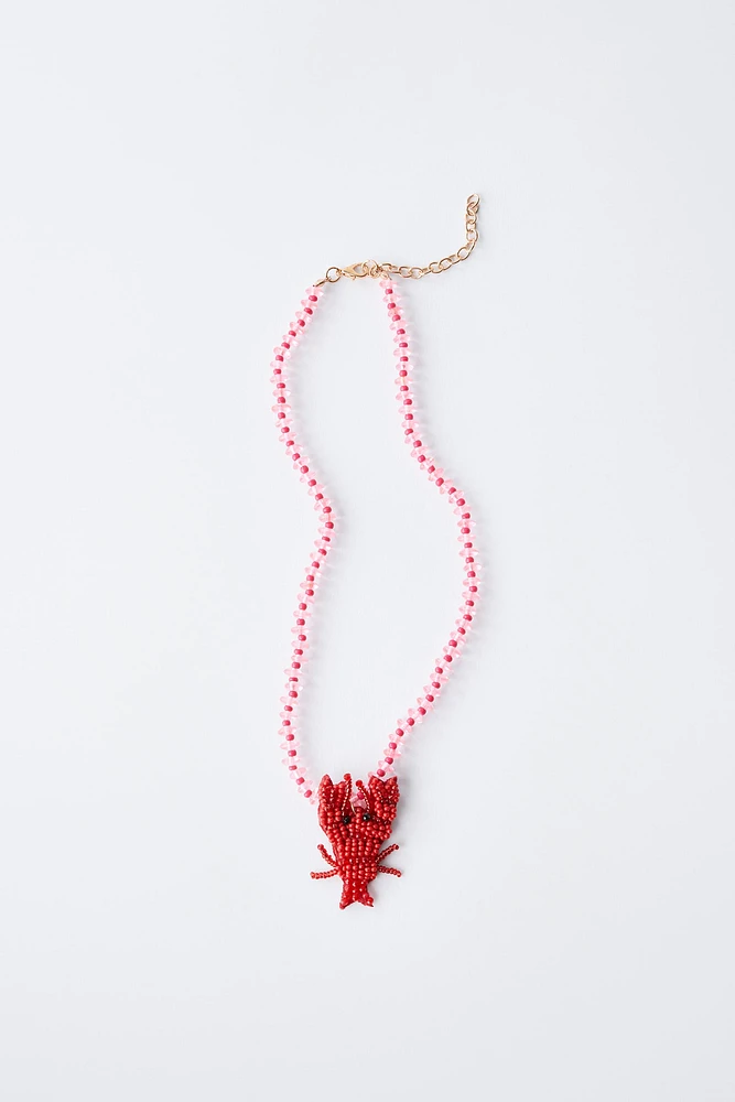 COLLIER FANTAISIE LANGOUSTE
