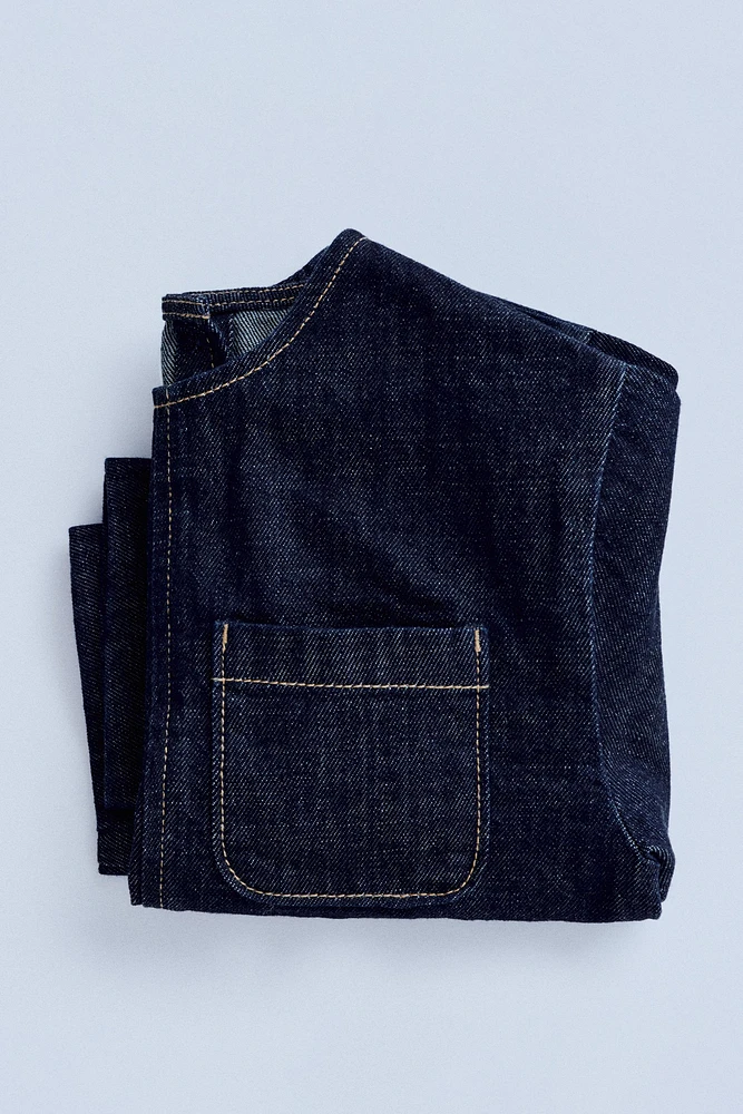 ZARA TIMELESS - CHEMISE EN JEAN AVEC SURPIQÛRES