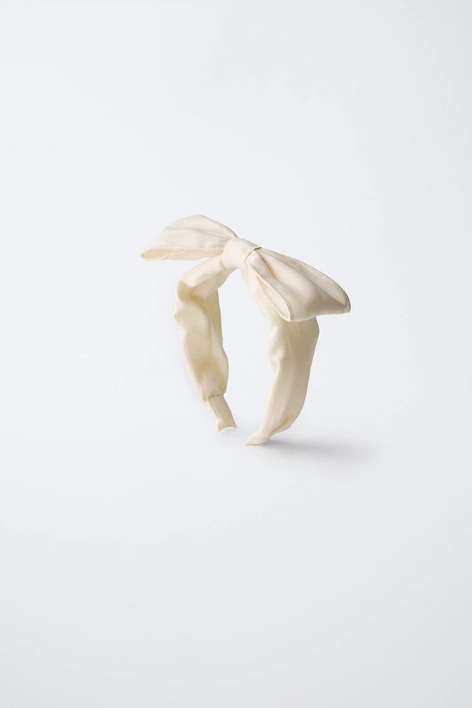 ORGANZA BOW HEADBAND