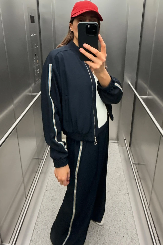 VESTE À BANDE LATÉRALE