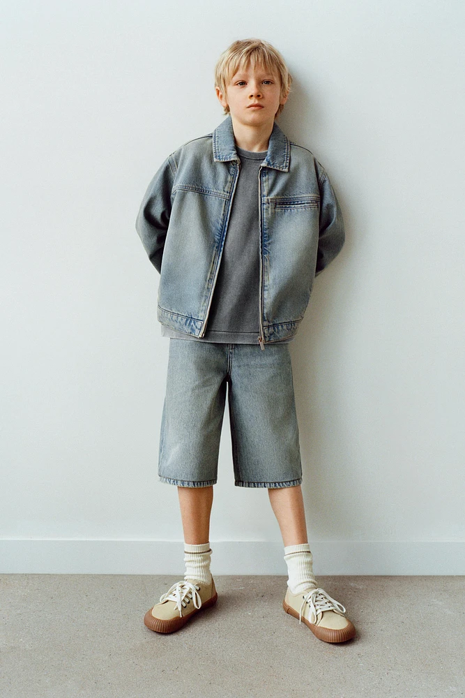 DISTRESSED DENIM JACKET