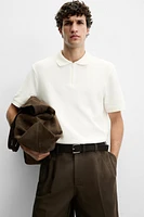 POLO À COL ZIPPÉ