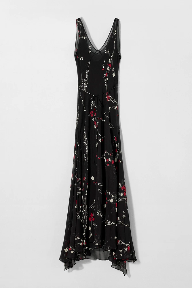 ROBE IMPRIMÉE EN SOIE KATE MOSS X ZARA