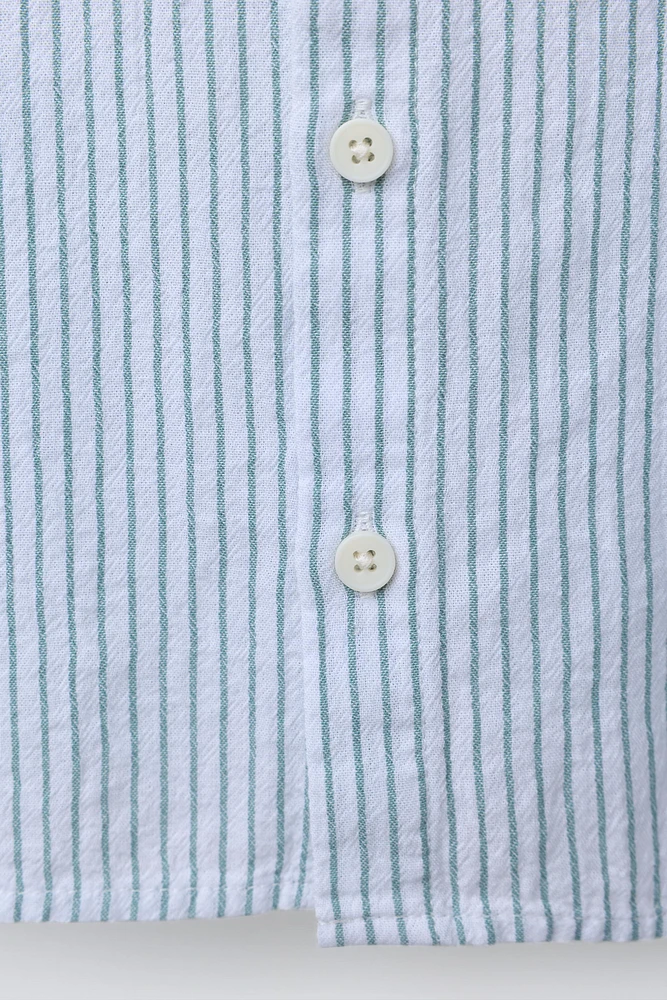STRIPED TEXTURED SHIRT