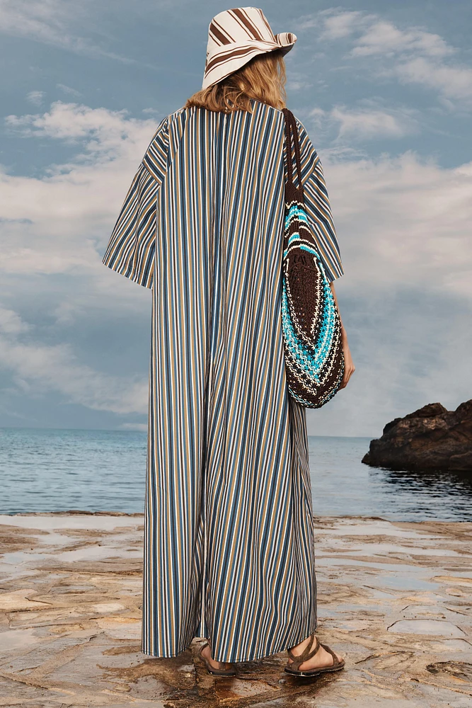 ROBE RAYURES CEINTURE LIMITED EDITION