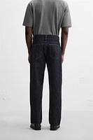 BRUSHED STRAIGHT FIT JEANS