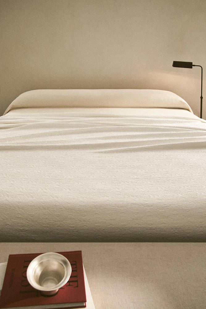 FLORAL COTTON BEDSPREAD