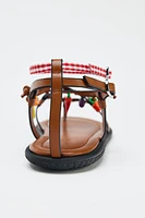 CHARM STRAP SANDALS