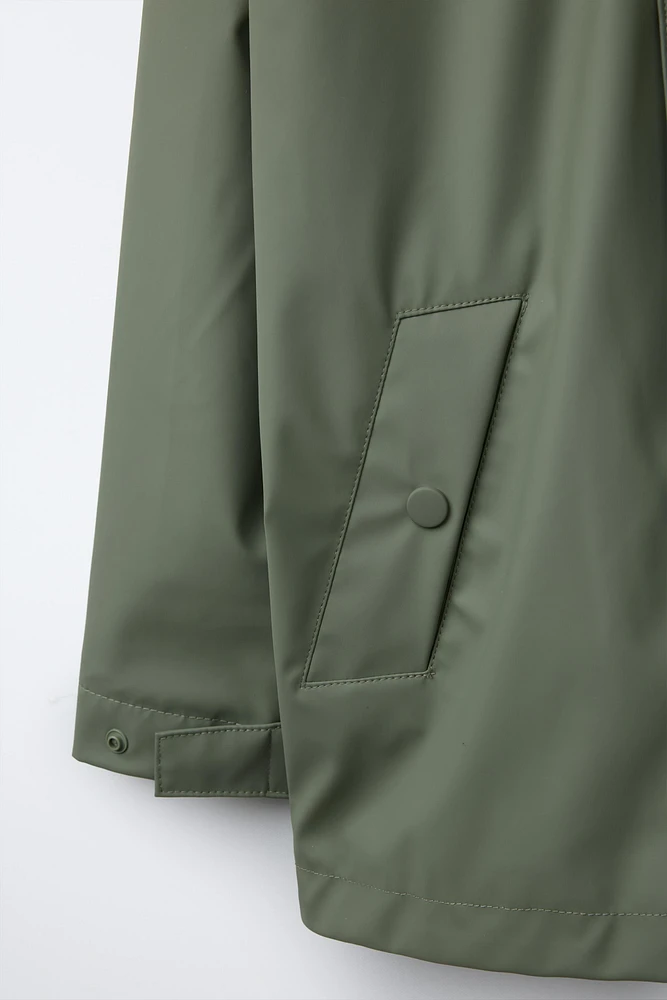 RUBBERIZED WATER REPELLENT PARKA