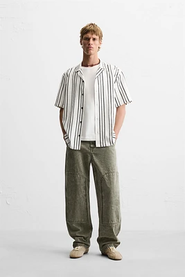 FLOWY STRIPED SHIRT