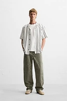 FLOWY STRIPED SHIRT