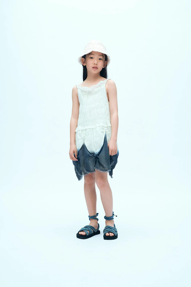 KNOTTED TIE-DYE DRESS X FANGLU LIN