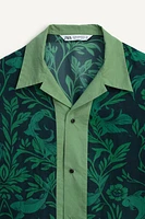 CHEMISE EN SOIE À IMPRIMÉ CARPES ÉDITION LIMITÉE