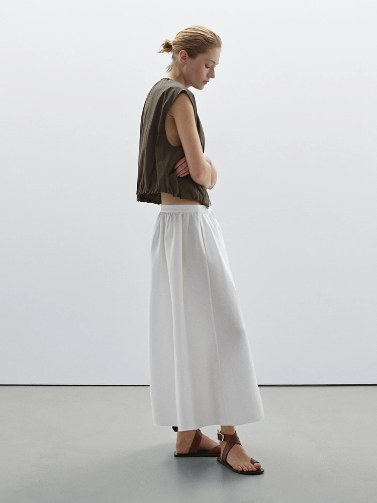 Gilet froncé