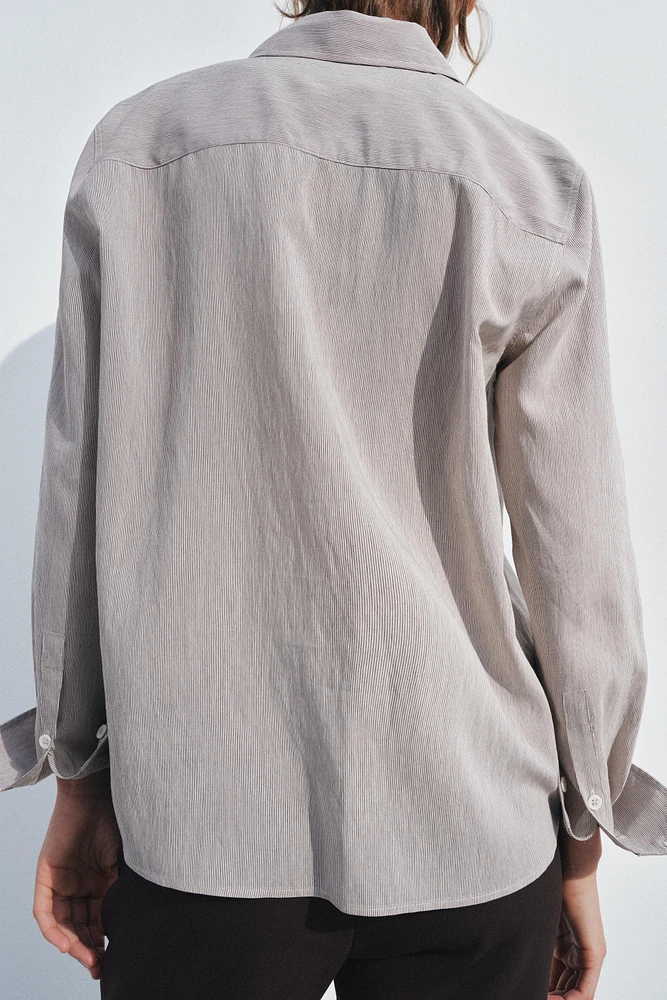 CHEMISE À RAYURES COLLECTION ZW