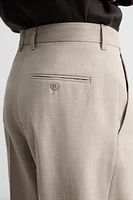 100% WOOL SUIT PANTS