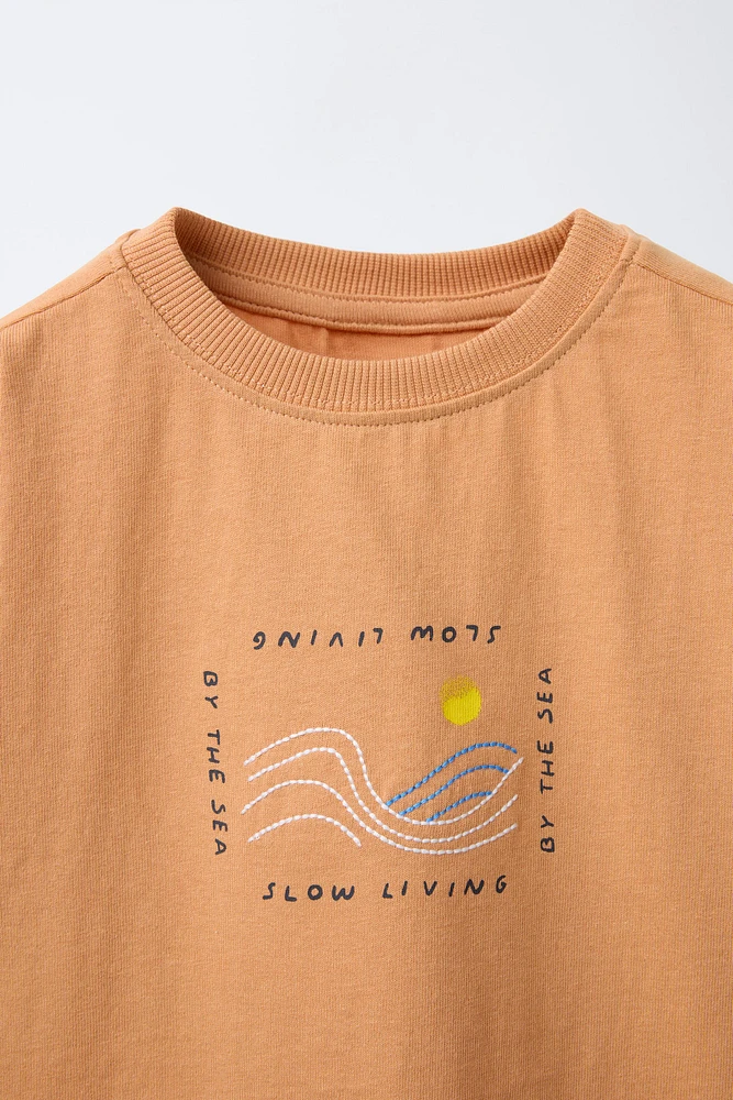 EMBROIDERED T-SHIRT