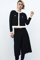 CARDIGAN WITH GOLD BUTTONS