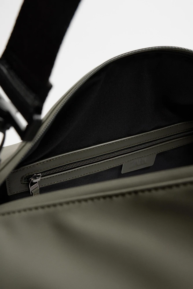 RUBBERIZED TRAVEL BAG