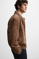 SUEDE LEATHER JACKET