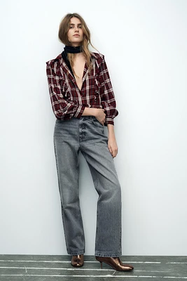 STRAIGHT LEG LONG LENGTH Z1975 JEANS WITH A HIGH WAIST